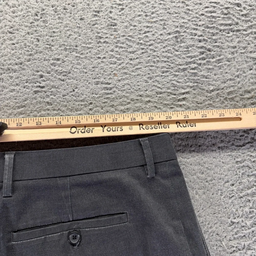 Banana Republic Pant Mens 40x30 Gray Cotton Dress Straight Career Preppy Stretch